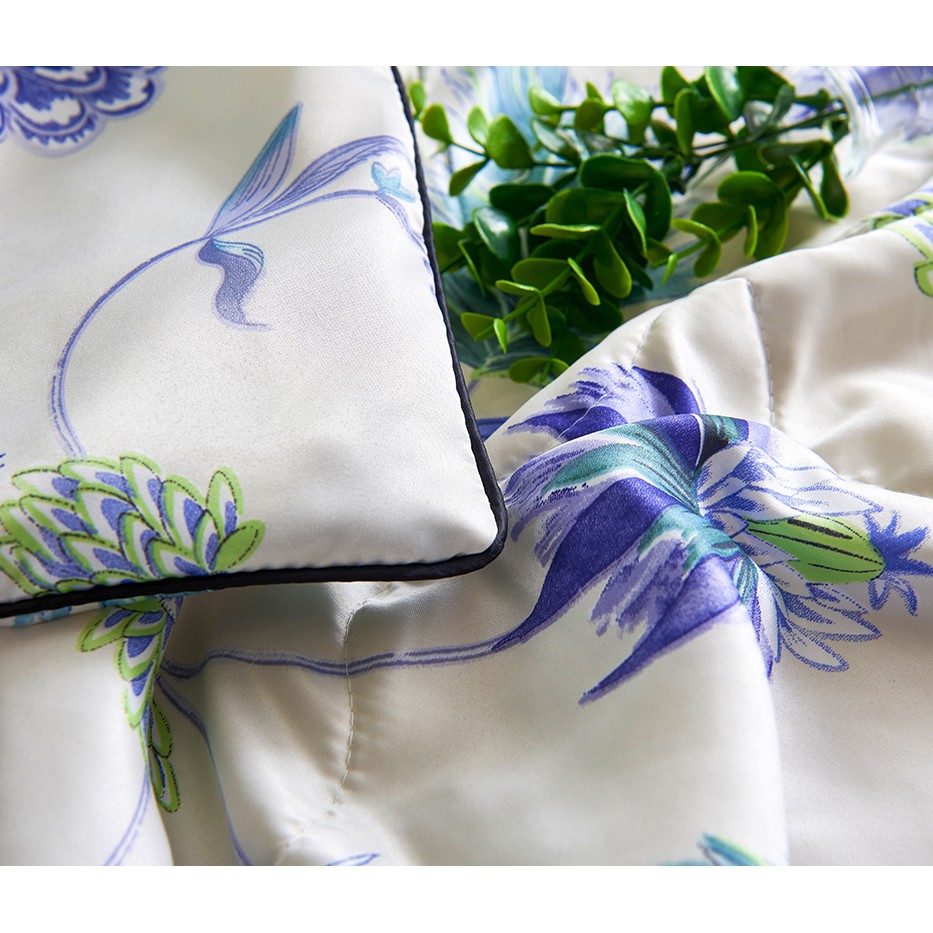 Alshone Summer Quilt Soft Blanket Printed Tencel Comforter High Quality Quilt Soft Blanket  Air Condition Summer Duvet