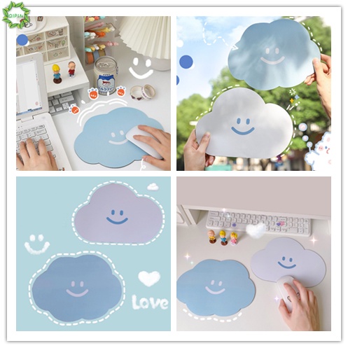 Tấm lót chuột chống thấm nước họa tiết đám mây mặt cười phong cách Nhật Bản