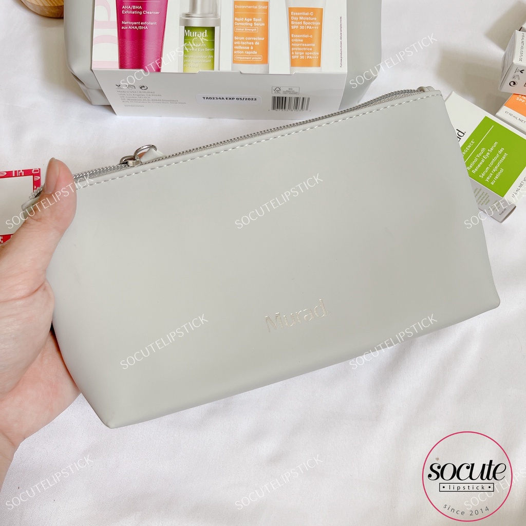 Túi Đựng Mỹ Phẩm Skincare/Makeup Hãng Murad Xinh Xắn