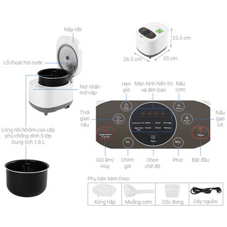 Nồi cơm điện tử Philips HD4533