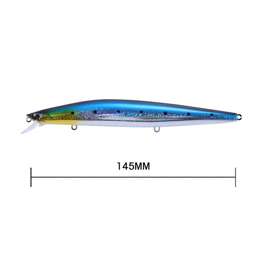Mồi câu cá giả bằng vonfram cứng chìm nước nước cỡ 145mm 23g