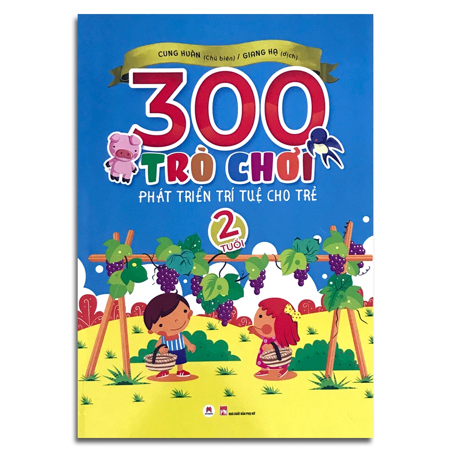Sách - 300 trò chơi phát triển trí tuệ cho trẻ 2 - 6 tuổi (lẻ tùy chọn 5 quyển)