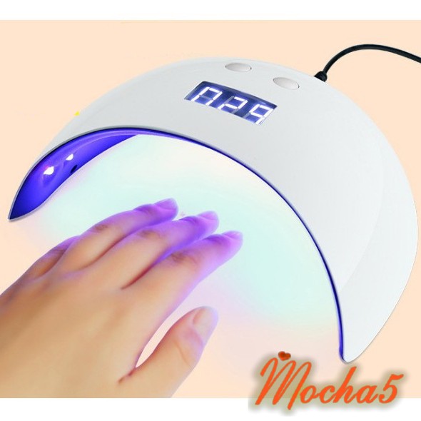 Máy hơ đèn sơn móng tay nail K10 Chính Hãng đèn 36W/UV 5V USB chức năng cảm ứng bàn tay tự động ngắt kết nối