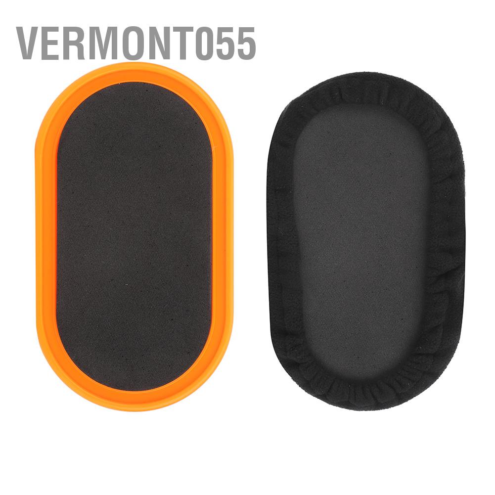 Vermont055 2 cái Đĩa trượt Yoga hình bầu dục thể thao đào tạo Thanh Bài tập Thiết bị chiếu