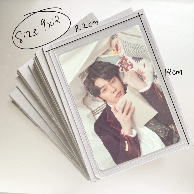 Bìa lạnh cắt sẵn gói photocard - Bìa cứng 2.28mm - Size 6.5x10.5, A7 7.5x10.5, 9x12cm