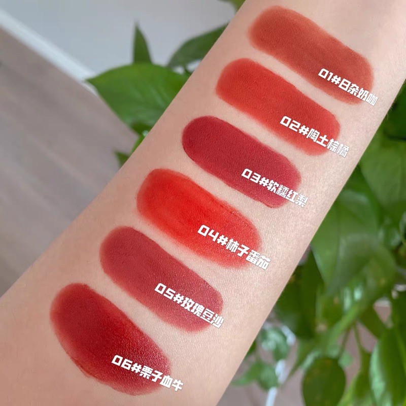 Son Kem Lì Siêu Mềm Mịn Môi Nội Địa Trung Lip Glaze Dupe Merzy - Matte Liquid Lipstick | BigBuy360 - bigbuy360.vn