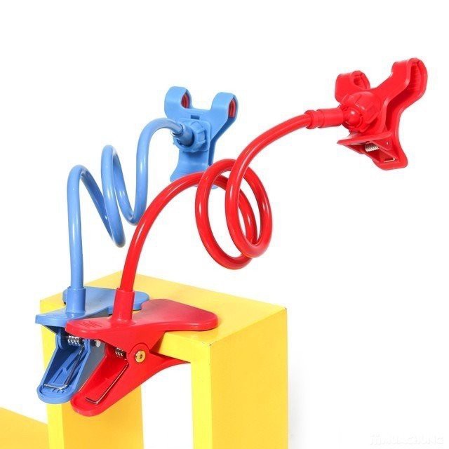 Giá đỡ điện thoại đuôi khỉ - Kẹp điện thoại đầu gường dán tường gắn xem phim selfie livestream tốt lala17 | BigBuy360 - bigbuy360.vn