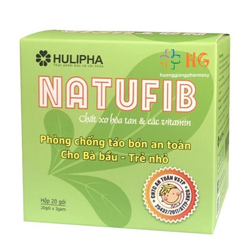 Natufib Chống táo bón cho bà bầu và trẻ nhỏ