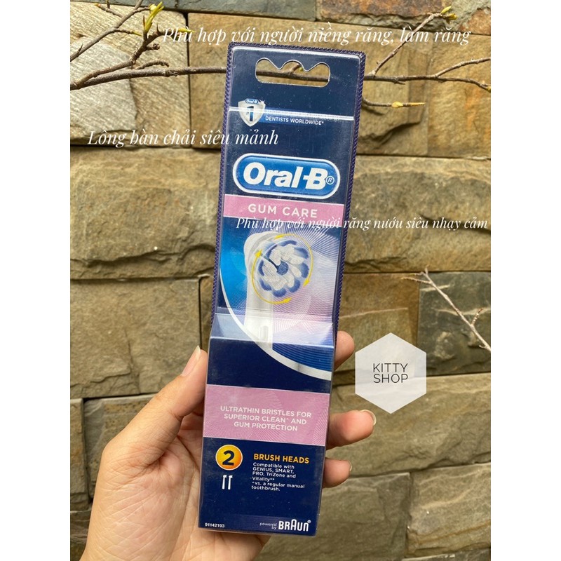 ĐẦU BÀN CHẢI ĐIỆN ORAL B SET 2 CÁI