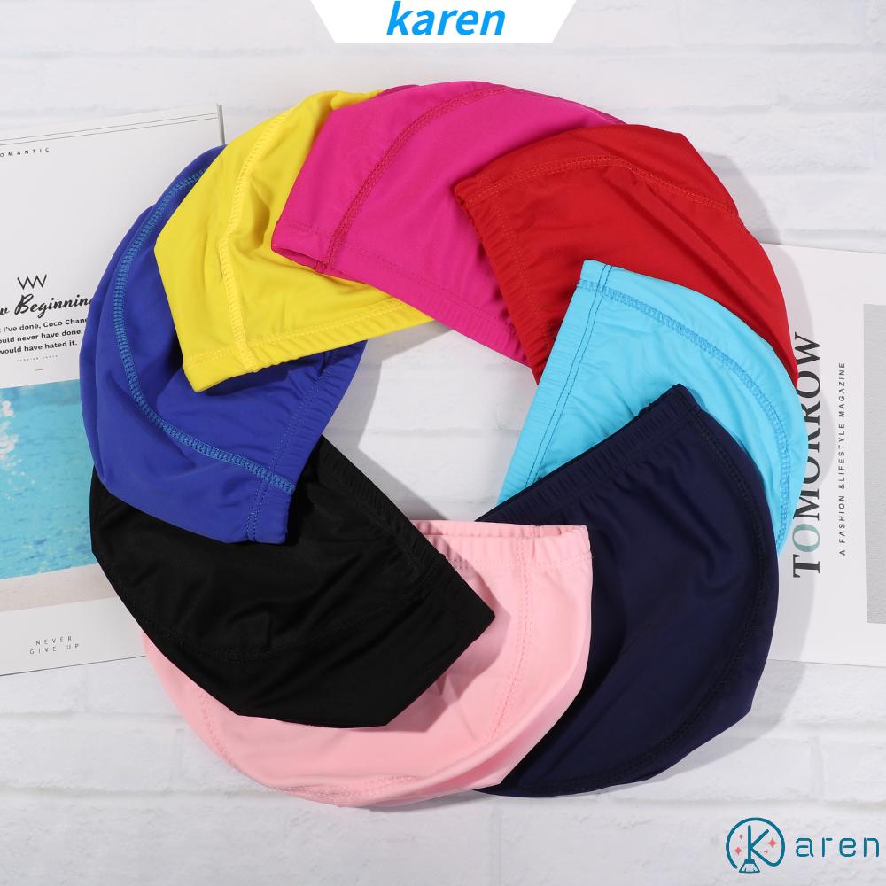 👗Karen💍 Mũ bơi bảo vệ tóc thiết kế dáng dài tiện dụng