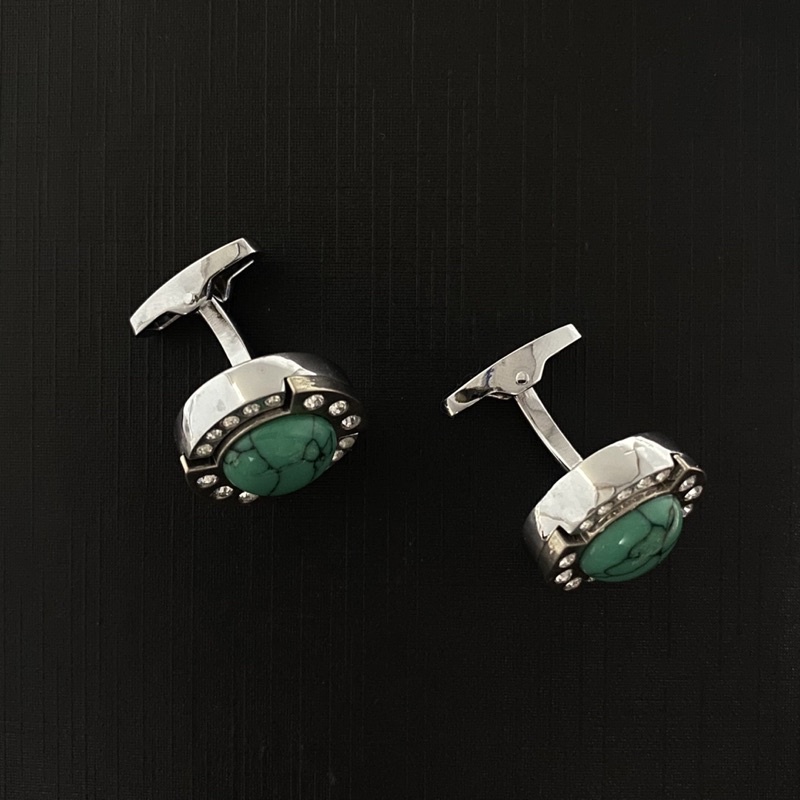 Cufflinks chất liệu thép , Khuy măng sét cài tay áo sơ my tặng kèm hộp đựng sang trọng làm quà tặng