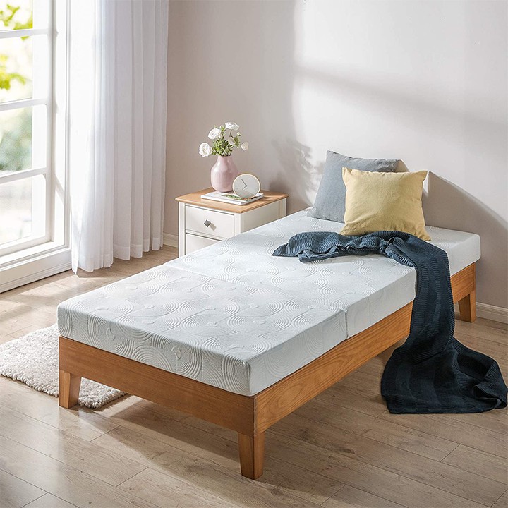 [Mã LIFEZI99 giảm 8% tối đa 50K đơn 99K] Nệm Gel Mát Gấp 3 Zinus Tri-Fold Mattress 120x200x7.5cm