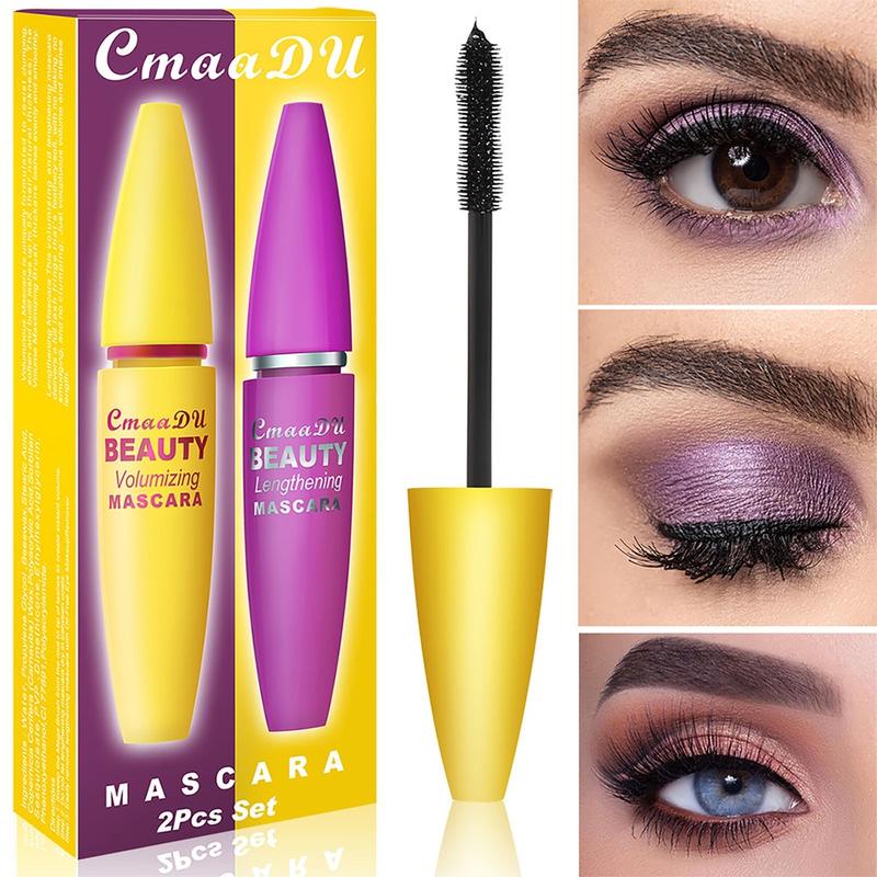 Mascara 4D 2 Trong 1 Làm Dài Và Cong Mi Dễ Sử Dụng
