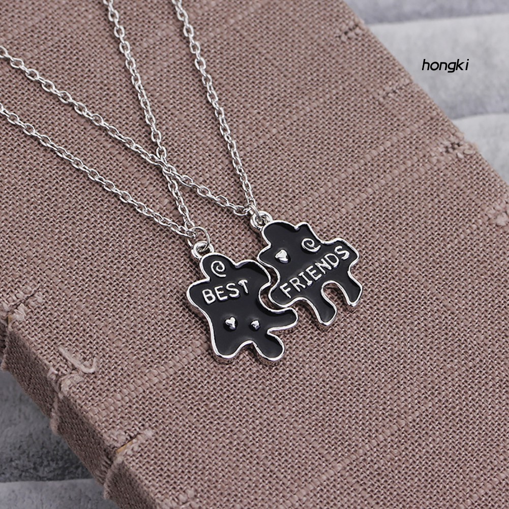 (Hàng Mới Về) vòng cổ Mặt Hình Chữ Best Friend Thời Trang Cho Nam Nữ