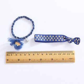 SH006 Set cột tóc Handmade Pompom 4 cái tone Pastel