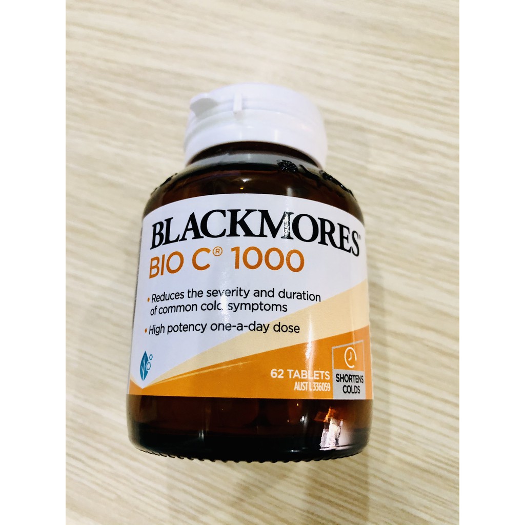 [Hàng Chuẩn ÚC] Blackmores Bio C 1000 - Viên uống bổ sung C 1000mg 62 viên DATE 2023 | BigBuy360 - bigbuy360.vn