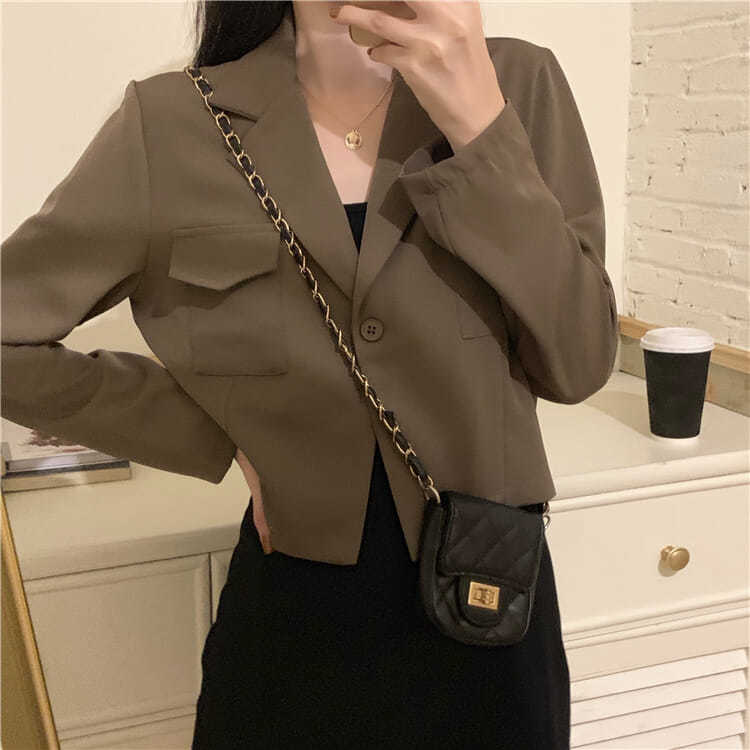 Áo Khoác Blazer Tay Dài Thời Trang Công Sở Cho Nữ