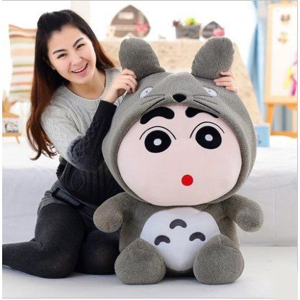 THÚ BÔNG SHIN MẶC ÁO TOTORO  HÀNG CAO CẤP CHẤT LƯỢNG CAO, AN TOÀN CHO NGƯỜI SỬ DỤNG