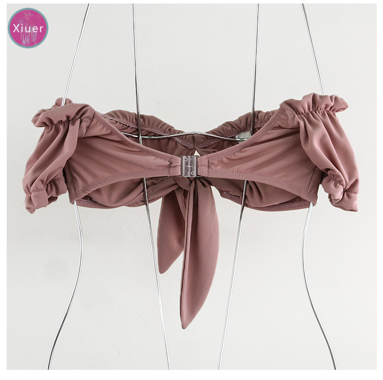 Bộ Đồ Bơi bikini Lưng Cao Gợi Cảm Phong Cách Hàn Quốc Chất Lượng Cao#Y32