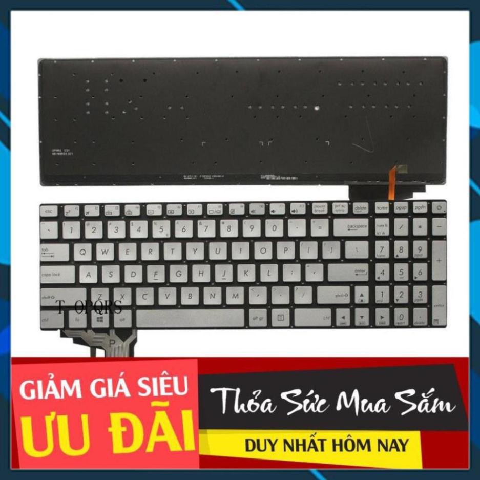 ⚡️[Loại xịn]  BÀN PHÍM LAPTOP ASUS ROG G551 N551 GL552 GL552J GL552V - MÀU BẠC