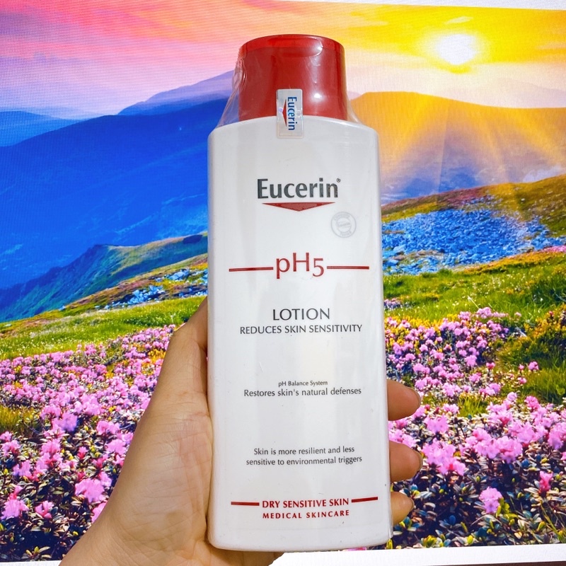 Eucerin Sữa dưỡng thể pH5 Lotion dành cho da nhạy cảm 250ml (Date 2025)