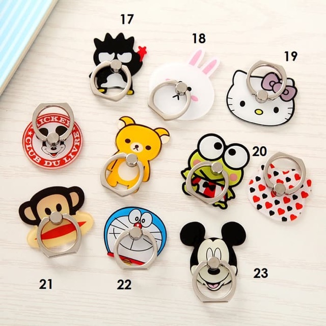 IRING NHẪN DÁN MÓC BẢO VỆ ĐIỆN THOẠI, MÁY TÍNH BẢNG - Thái Lan