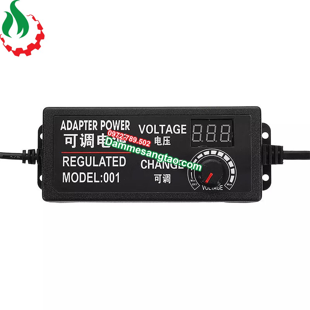 Nguồn đa năng chỉnh vôn DC 3-24V có led hiển thị