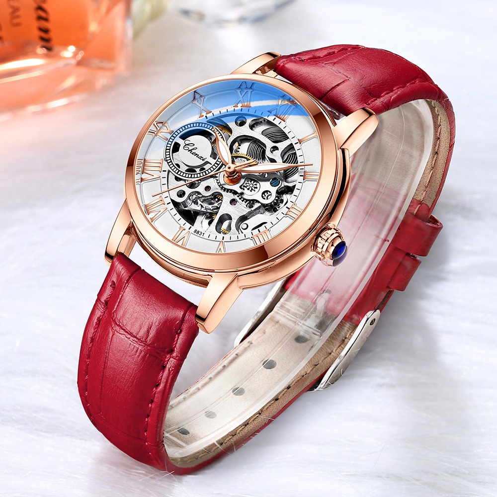 Đồng Hồ Cơ Chexi Chống Thấm Nước Phát Quang Dành Cho Nữ