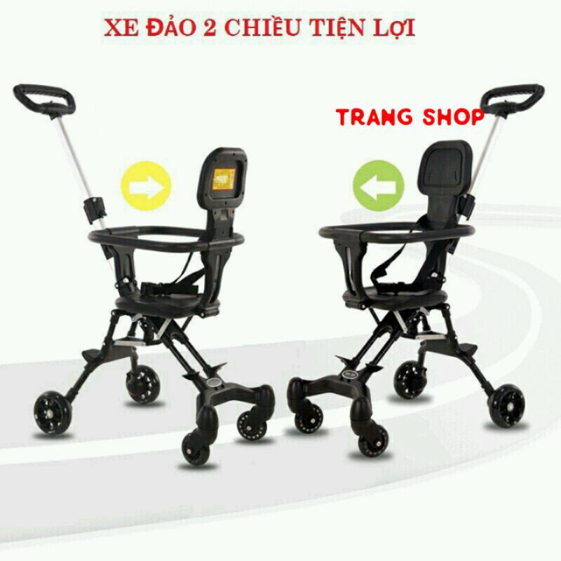 Xe đẩy cho bé, Xe đẩy gấp gọn em bé đi du lịch siêu gọn nhẹ