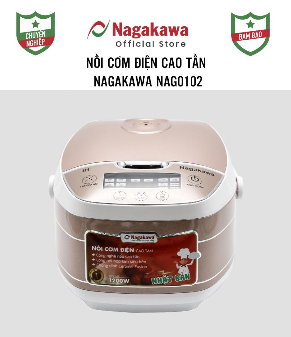 Nồi cơm điện cao tần Nagakawa NAG0102 (trắng)