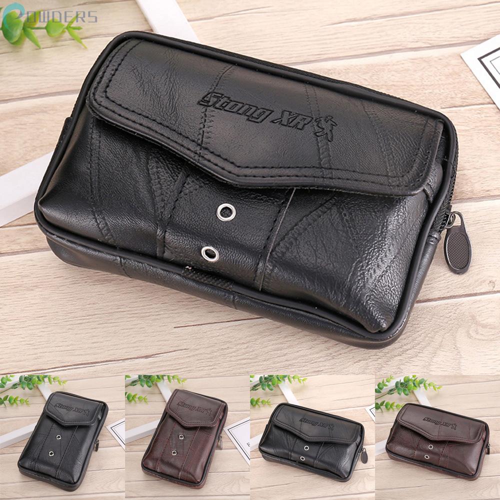 Túi da đựng điện thoại 6.5inch đeo hông tiện lợi