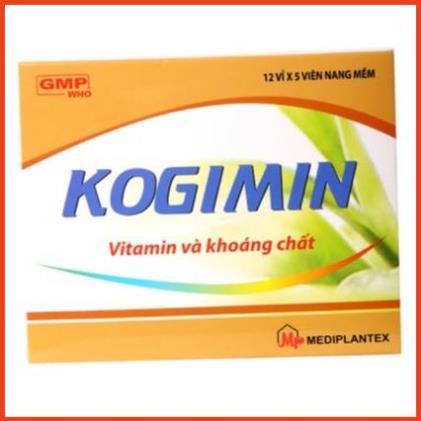KOGIMIN – bổ sung vitamin, giúp ăn ngon, ngủ tốt ( Hộp cao cấp 60 viên dùng trong 2 tháng)