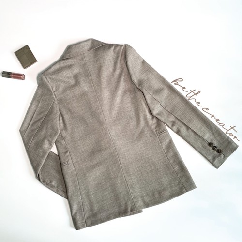 Áo khoác blazer nữ chất liệu linen bố dáng suông mát mẻ thanh lịch | BigBuy360 - bigbuy360.vn