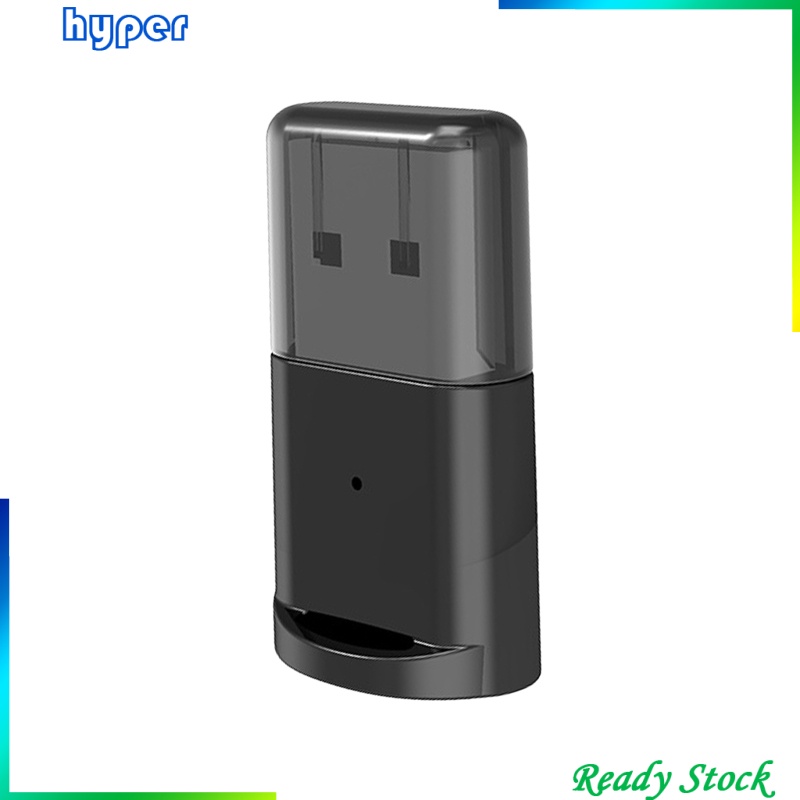 Bluetooth 5.0 Audio Adapter Transmitter Receiver for PC TV Speaker Black