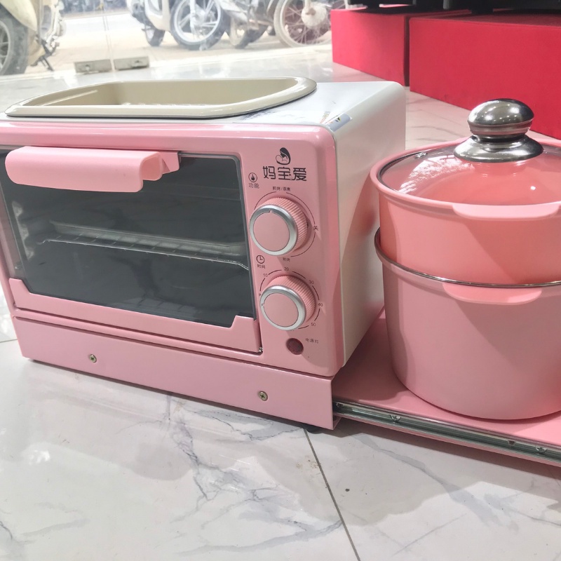 Lò Nướng Bánh Mỳ Saylay 12L, Bếp Nướng Đa Năng 3 Trong 1 Siêu Tiện Dụng