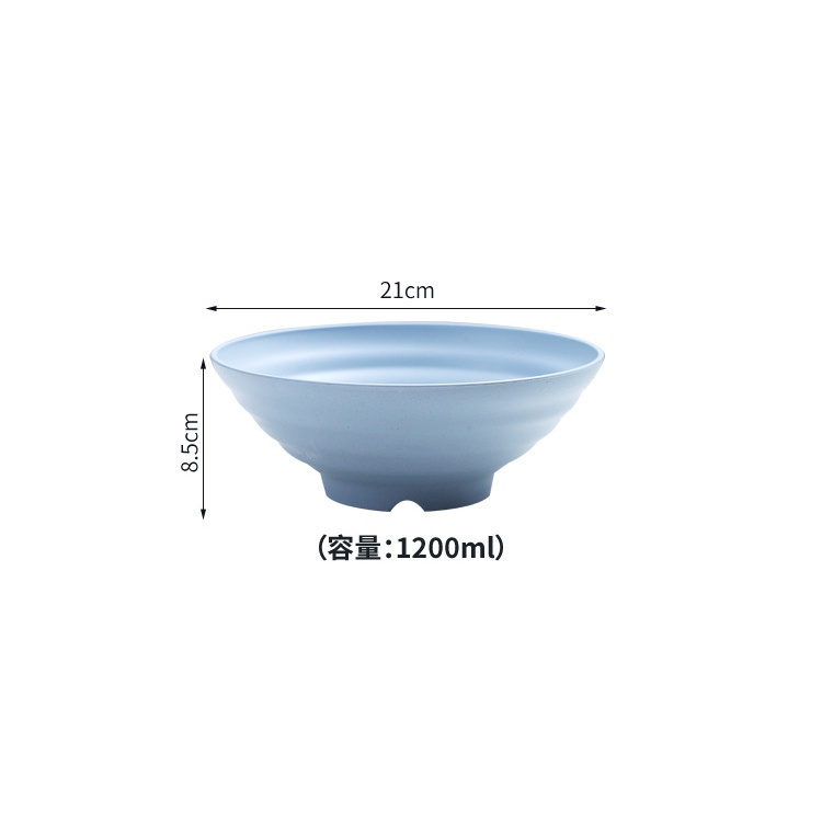 Tô Nhựa Đựng Mì Ý Cỡ Lớn 7-Inch Chống Sốc Phong Cách Nhật Bản
