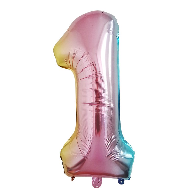 Bong bóng hình số 32 inch trang trí tiệc sinh nhật