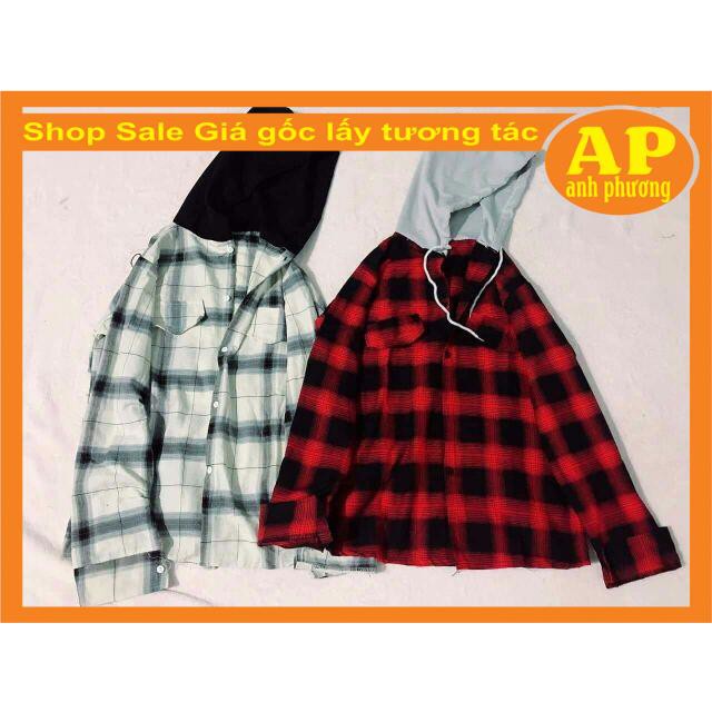 Sơmi mũ phối có ảnh thật | BigBuy360 - bigbuy360.vn