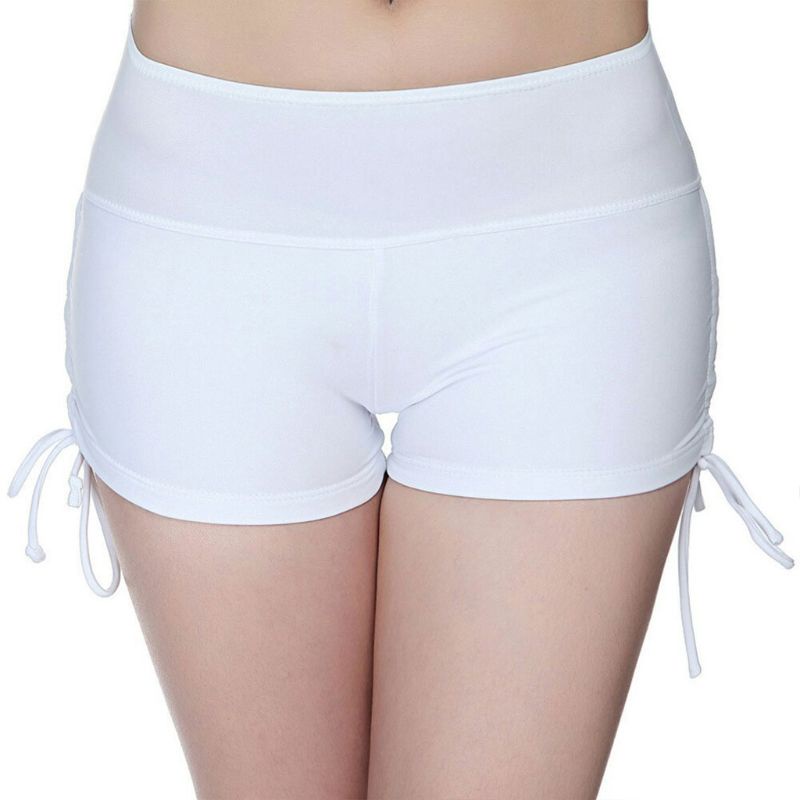 Quần Short Bơi Lưng Cao Thắt Nơ Hông Thời Trang Mùa Hè Cho Nữ