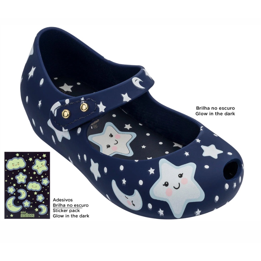 Giày nhựa thơm Melissa Mini Ultrgrl Sweet Dreams BB màu Xanh