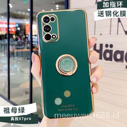 Ốp điện thoại QIANZI mạ màu đơn giản cho Oppo Reno4 4G Reno4Pro Oppo Reno 4