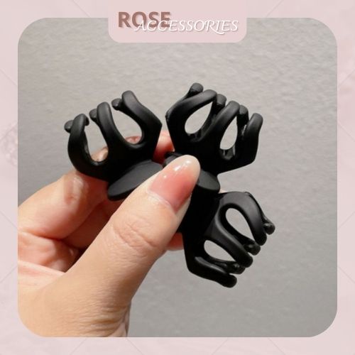 Kẹp tóc càng cua 3 răng Hàn Quốc thời trang Rose Accessories mã KT29