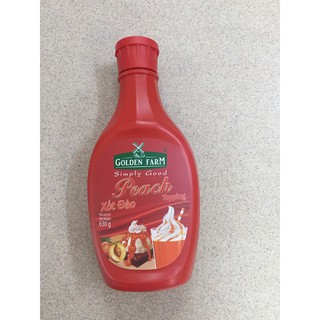 TOPPING SỐT GOLDEN FARM ĐÀO 630GR