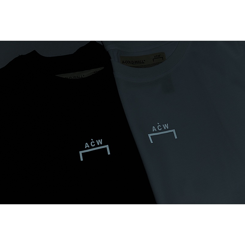 ▧✷Áo Thun Cotton Tay Ngắn Cổ Tròn Dáng Rộng In Hình A COLD WALL Thời Trang 2022 Cho Nam Và Nữ