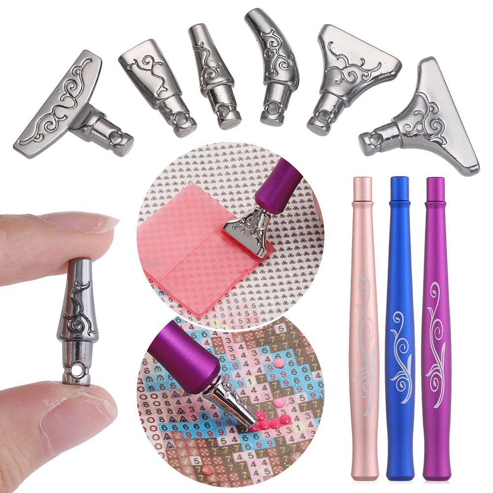 Bộ 10 Đầu Bút Thêu Tranh Chữ Thập Chuyên Dụng