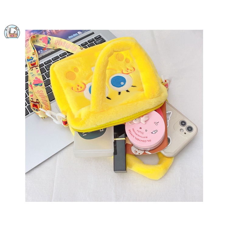 Túi Đeo Chéo Hình SpongeBob 2022 Dễ Thương Cho Nữ