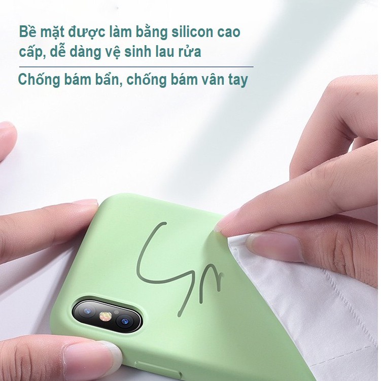 HOT Ốp Lưng Iphone CHỐNG BẨN FULL VIỀN BẢO VỆ CAMERA (Nobox)