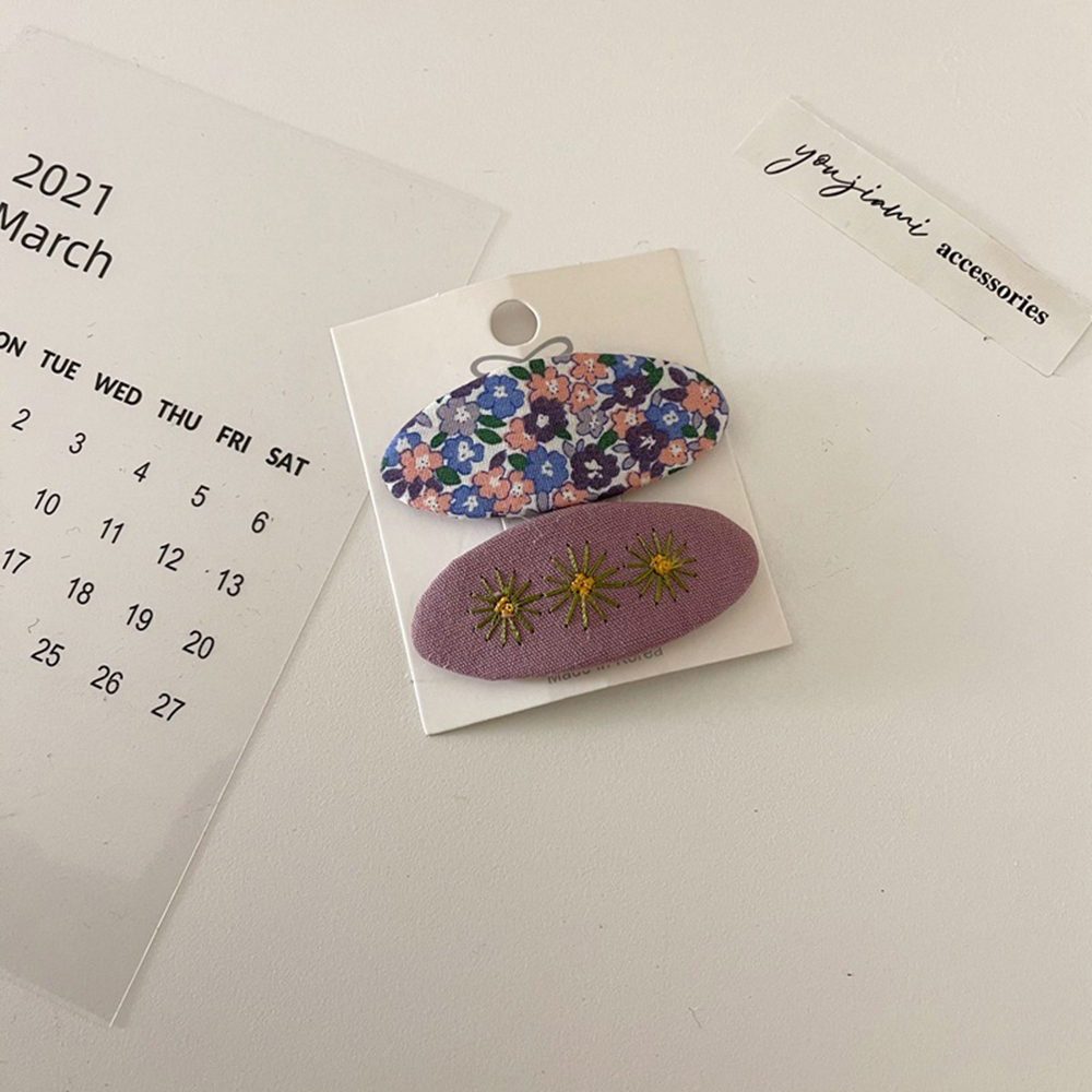 [Hàng Mới Về] Kẹp Tóc Hình Hoa Nhiều Màu Sắc Dễ Thương