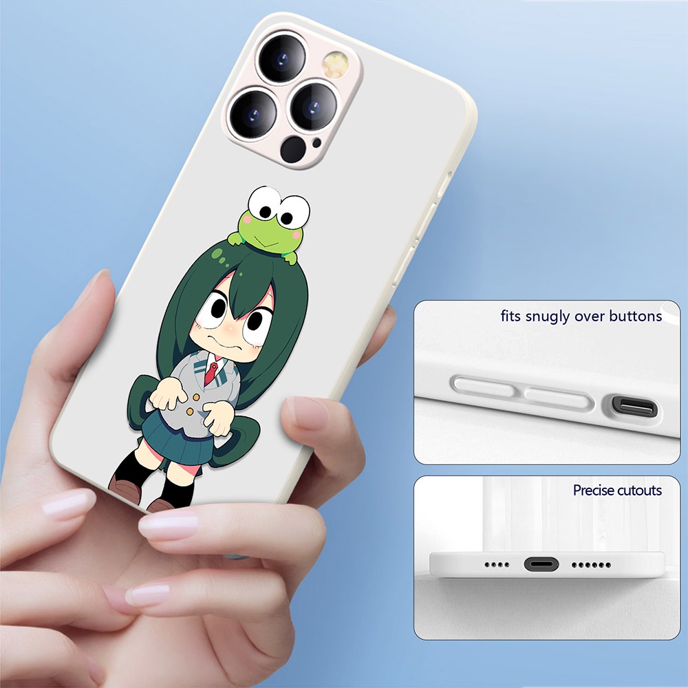 Ốp Điện Thoại Mềm Họa Tiết My Hero Academia Cho iPhone 11 12 13 Pro Max 7 8 SE 2020 X XS