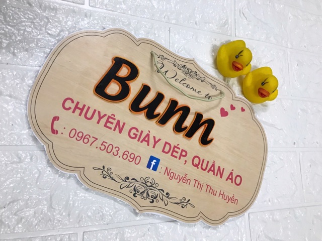 Bảng tên shop giá rẻ